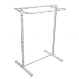 RETAIL DISPLAY FURNITURE - GONDOLAS FOR STORES : Gondola laser white h 145 x 105 x 73 cm