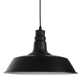 NEUHEIT : Hängende led-lampe schwarz vintage-stil 35cm - e27