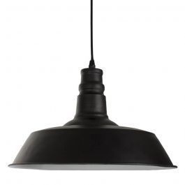 LADENAUSSTATTUNG : Hängende led-lampe schwarz vintage-stil 35cm - e27