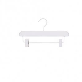 Kids hangers 10 Hanger for kids pant with clips white color 30 cm Cintres magasin