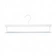 Image 0 : 10 Wooden hangers with white ...