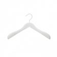 Image 0 : 10 White wooden hangers with ...