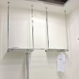 Image 4 : Clothes rack hanging adjustable white ...