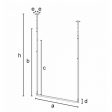 Image 2 : Clothes rack hanging adjustable white ...