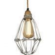 Image 0 : Industrial style hanging lamp, with ...