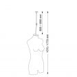 Image 1 : Hanging tailored female bust light ...