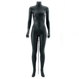 FEMALE MANNEQUINS - MANNEQUIN HEADLESS : Headless female mannequin covered in leather