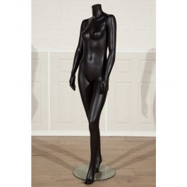 FEMALE MANNEQUINS - MANNEQUIN HEADLESS : Headless female mannequins black color paint