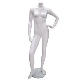 FEMALE MANNEQUINS - MANNEQUIN HEADLESS : Headless female mannequins opw 14 hl white