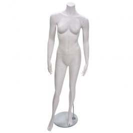 FEMALE MANNEQUINS - MANNEQUIN HEADLESS : White headless female mannequins