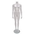 Image 0 : White headless female mannequin straight ...