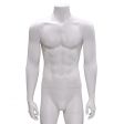 Image 2 : Headless male mannequin straight white ...