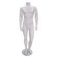 Image 0 : Headless male mannequin white color ...