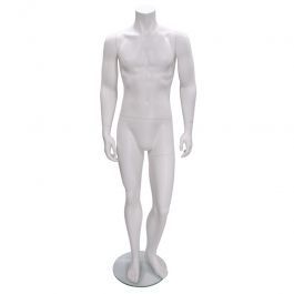MALE MANNEQUINS - DISPLAY MANNEQUINS HEADLESS  : Headless male mannequin white color