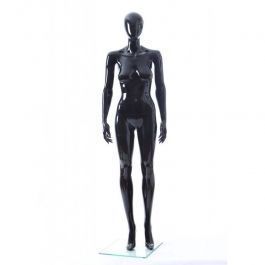 FEMALE MANNEQUINS - MANNEQUIN ABSTRACT : Heag head female mannequin black finish