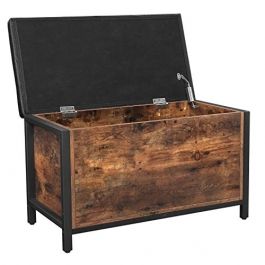 Stuhl Holzbank mit Aufbewahrungsbox Mobilier shopping