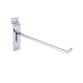 Slatwall and fittings Hook for grooved panel 20 cm Presentoirs shopping