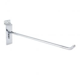 RETAIL DISPLAY FURNITURE - SLATWALL AND FITTINGS : Hook for grooved panel 25 cm