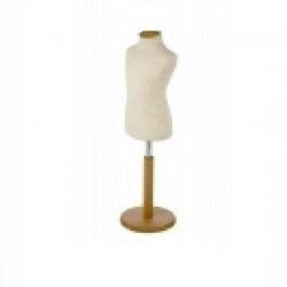 CHILD MANNEQUIN BUST - TAILORED BUST KIDS : Kid bust with fabric 3-4 years old