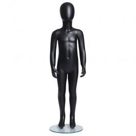CHILD MANNEQUINS - ABSTRACT MANNEQUIN : Kid mannequin black gloss finish 5-6 years