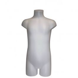 CHILD MANNEQUIN BUST : Kid mannequin torso 4-6 years old in white pvc