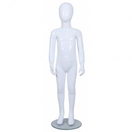 PROMOTIONS CHILD MANNEQUINS : Kid mannequin white gloss finish 5-6 years