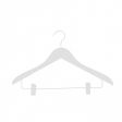 Image 0 : 10 Holzern kleiderbugel Helena weiss ...