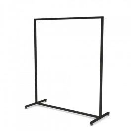 VERKAUFSSTäNDER - KONFEKTIONSSTANDER : Konfektionsstander schwartz 120cm breite x 155cm