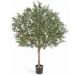 LADENAUSSTATTUNG : Kunstlicher olivenbaum topiary 210 cm