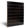 Image 0 : Slatwall 120x120cmm Schwarze Farbe. 15cm ...