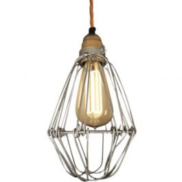 LAMPADE SPOT PER NEGOZI - LAMPADE A SOSPENSIONE : Lampada a sospensione con filo di cotone ritorto