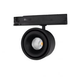 ILLUMINAZIONE NEGOZI E UFFICI - ILLUMINAZIONE DI NEGOZI AL DETTAGLIO : Led track light noir a 3 fasi 3000k
