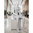 Image 3 : Light grey seated male model ...