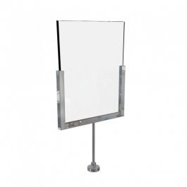 CLOTHES RAILS - POSTER HOLDER AND SIGNAGE : Magnetic poster holder a5 chrome
