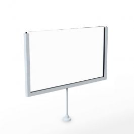 CLOTHES RAILS - POSTER HOLDER AND SIGNAGE : Magnetic poster holder a5 white