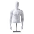 Image 0 : Male mannequin bust 1/2 ...