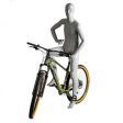 Image 0 : Male display mannequin in cycling ...