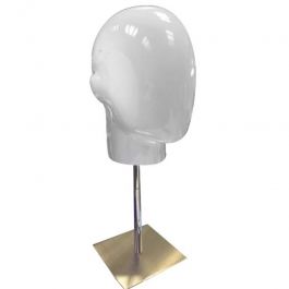 ACCESSORIES FOR MANNEQUINS : Male head mannequin on metal base