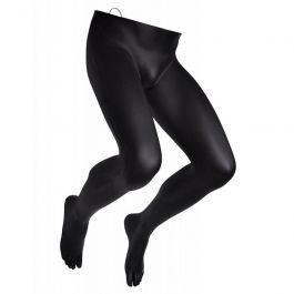 ACCESSORIES FOR MANNEQUINS - MALE LEG MANNEQUINS : Male leg mannequin to hang with hook black color