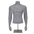 Image 0 : Male mannequin bust grey foundry ...