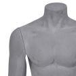 Image 2 : Male mannequin bust grey foundry ...