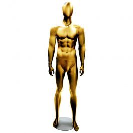 MALE MANNEQUINS : Male mannequin gold finish