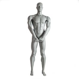 MALE MANNEQUINS - SPORT MANNEQUINS : Male sport mannequin fitness position