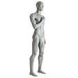Image 1 : Gray  (RAL7042) sport male mannequin ...