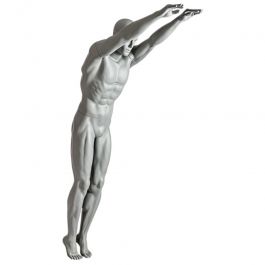 MALE MANNEQUINS - SPORT MANNEQUINS : Male swimmer sports display mannequin