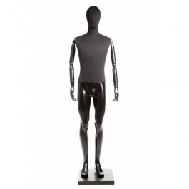 MANIQUIES HOMBRE - VINTAGE MANIQUIES : Mancqui hombre vintage con tejido negro y cabeza