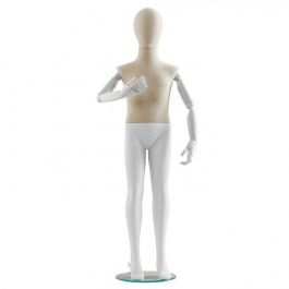 MANICHINI BAMBINO - MANICHINI ASTRATTO : Manichino bambini corpo in tessuto con braccia 134cm