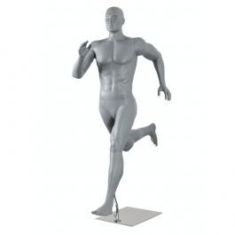MANICHINI UOMO - MANICHINI SPORT : Manichino maschile sportivo 178 cm colore grigio