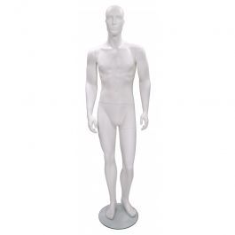 MANIQUIES HOMBRE : Maniqui hombre abstracto color blanco