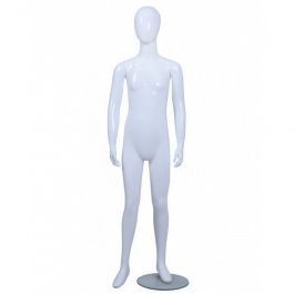 Maniquies sin rasgos Maniqui infantil blanco con testa 12 anos Mannequins vitrine